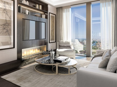 4 Комнаты, Городская, Продажа, 1-й Красногвардейский проезд, Listing ID 5528, Москва, Россия,
