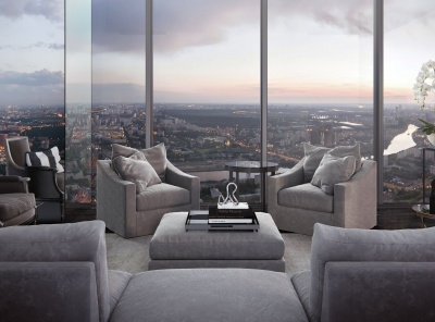 3 Комнаты, Городская, Продажа, 1-й Красногвардейский проезд, Listing ID 5531, Москва, Россия,