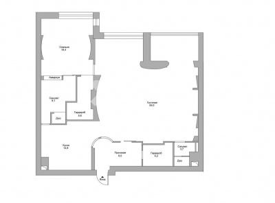 2 Комнаты, Городская, Аренда, Филипповский переулок, Listing ID 6854, Москва, Россия,